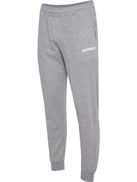 HUMMEL hmlELEMENTAL REGULAR PANTS - GREY MELANGE - S von Hummel