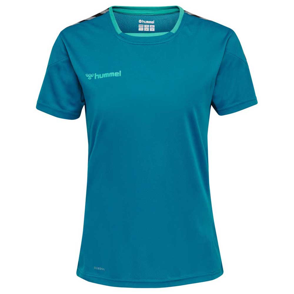 Hummel Authentic Poly Short Sleeve T-shirt Grau XS Frau Hummel Authentic Poly Short Sleeve T-shirt Grau XS Frau von Hummel