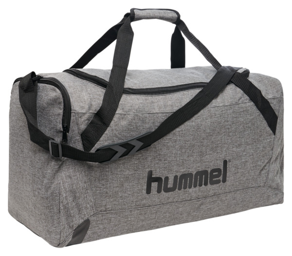 Hummel CORE SPORTS BAG - GREY MELANGE - L Hummel CORE SPORTS BAG - GREY MELANGE - L von Hummel