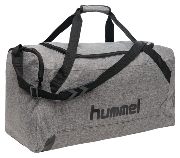 Hummel CORE SPORTS BAG - GREY MELANGE - L von Hummel