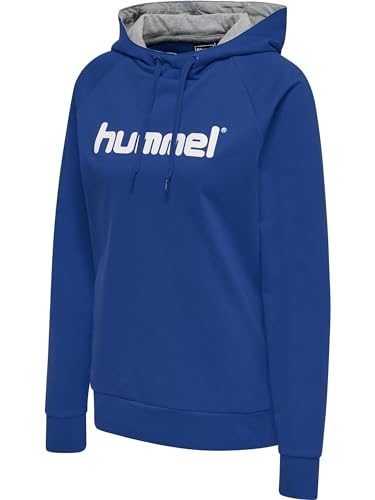 hummel Damen Hmlgo Cotton logo hættetrøje Kapuzenpullover, True Blau, M EU hummel Damen Hmlgo Cotton logo hættetrøje Kapuzenpullover, True Blau, M EU von hummel