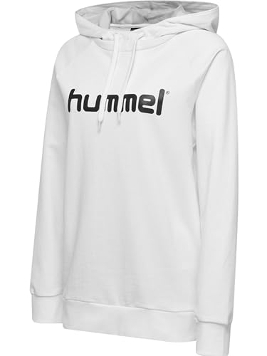 hummel Damen Hmlgo bomulds logo hættetrøje Kapuzenpullover, Weiß, S EU hummel Damen Hmlgo bomulds logo hættetrøje Kapuzenpullover, Weiß, S EU von hummel