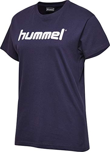 Hummel Damen Hmlgo Cotton Logo Woman S/S T-shirts, Marine, XS EU Hummel Damen Hmlgo Cotton Logo Woman S/S T-shirts, Marine, XS EU von hummel