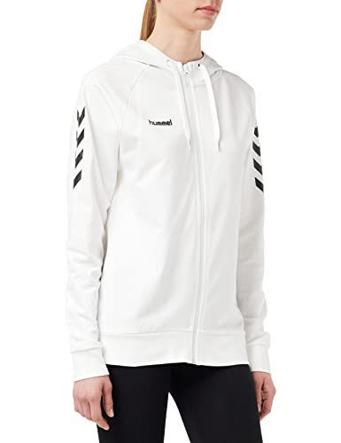 Hummel Damen Hmlgo Cotton Zip Hoodie Woman Sweatshirt, weiß, XL EU Hummel Damen Hmlgo Cotton Zip Hoodie Woman Sweatshirt, weiß, XL EU von hummel