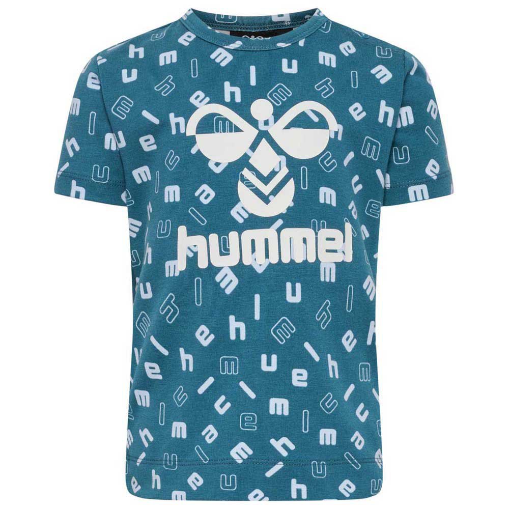 Hummel Dream Aop Short Sleeve T-shirt Blau 2-4 Months Junge von Hummel