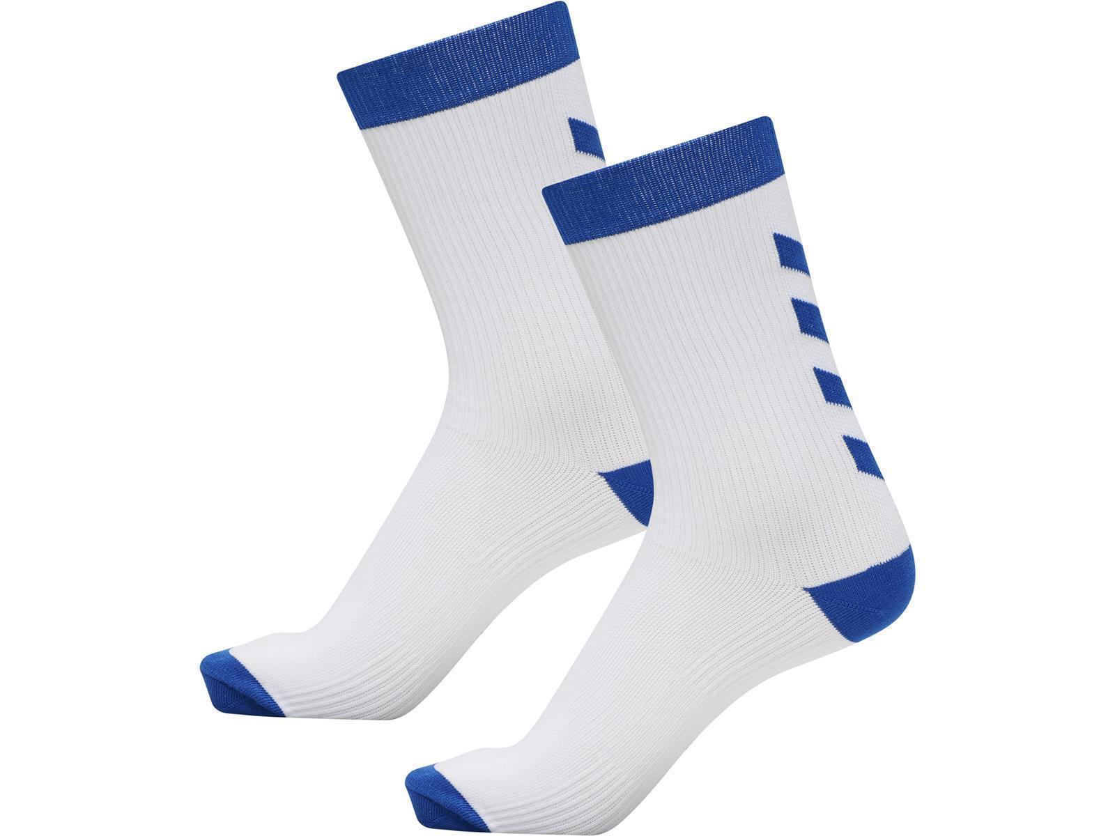 Hummel  ELEMENT INDOOR SPORT SOCK 2 PACK Weiß  Größe 27-30 von Hummel