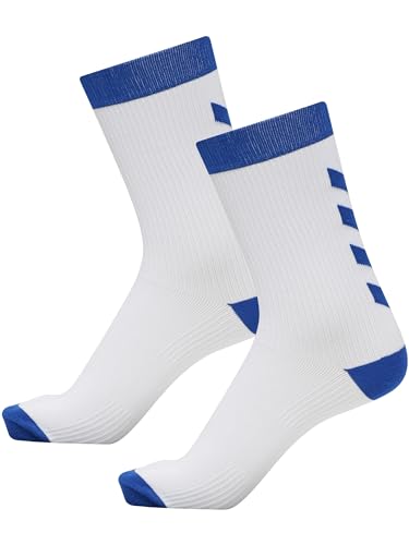 Hummel Unisex Element Indoor Sport 2 Pack Socken, WHITE/TRUE BLUE, 44 EU Hummel Unisex Element Indoor Sport 2 Pack Socken, WHITE/TRUE BLUE, 44 EU von hummel
