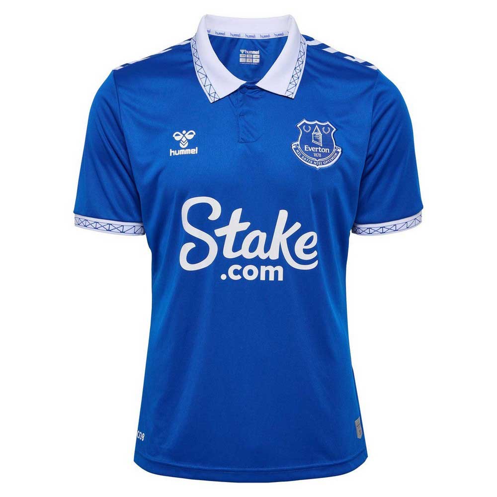 Hummel Everton Fc 23/24 Home Short Sleeve T-shirt Home Blau 2XL von Hummel