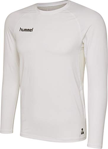 hummel Herren Hml First Performance Jersey L/S Shirt, Weiß, L EU von hummel