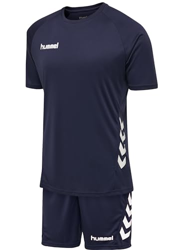 hummel Herren Ensemble Promo Set Trainingsanzug, Marineblau, M von hummel