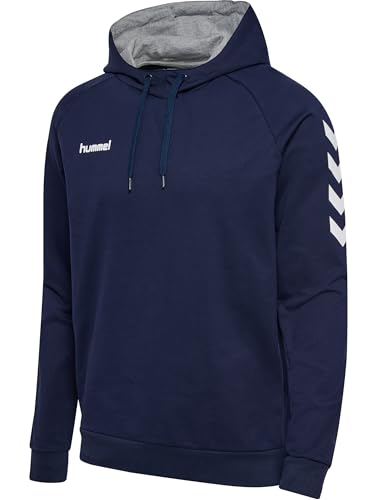 Hummel Herren Hmlgo Cotton Hoodie Kapuzenpullover, Marine, S EU Hummel Herren Hmlgo Cotton Hoodie Kapuzenpullover, Marine, S EU von hummel