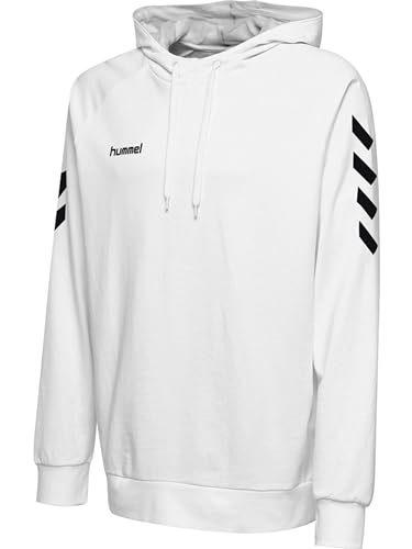 Hummel Herren Hmlgo Cotton Hoodie Kapuzenpullover, Weiß, S EU Hummel Herren Hmlgo Cotton Hoodie Kapuzenpullover, Weiß, S EU von hummel