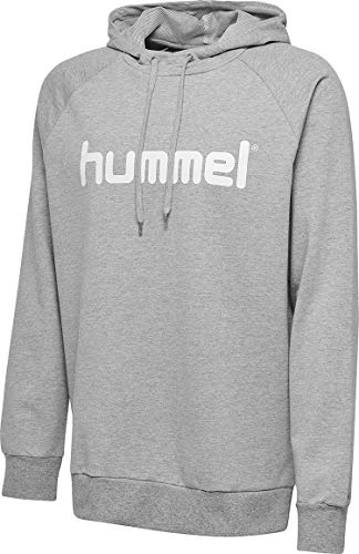 Hummel Herren Hmlgo Cotton Logo Hoodie Kapuzenpullover, Grey Melange, M EU von hummel