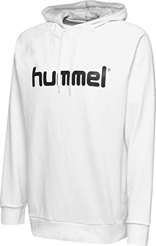 Hummel Herren Hmlgo Cotton Logo Hoodie Kapuzenpullover, White, M Hummel Herren Hmlgo Cotton Logo Hoodie Kapuzenpullover, White, M von hummel