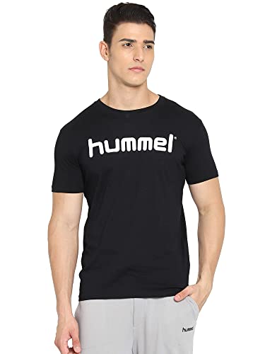 Hummel Herren Hmlgo Cotton Logo S/S T shirts, Schwarz (Schwarz), xxl von hummel