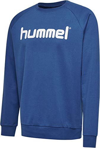 Hummel Herren Hmlgo Cotton Logo Sweatshirt, True Blue, S EU von hummel