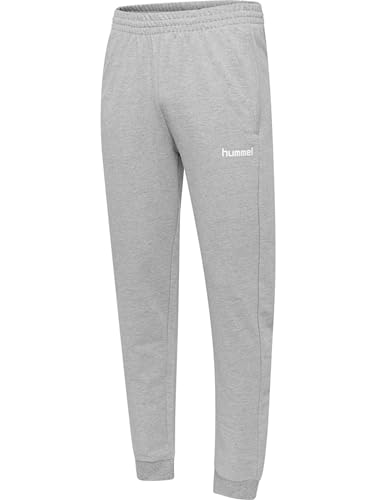 Hummel Herren Hmlgo Cotton Pant Hose, Grey Melange, XXL EU von hummel