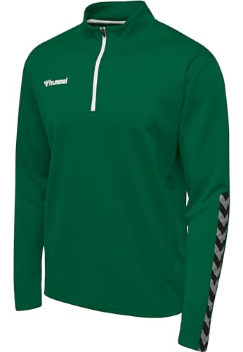 hummel Hmlauthentic Half Zip Sweatshirt Herren Multisport Mit Kurzem Reißverschluss von hummel