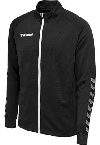 Hummel Herren Hmlauthentic Poly Zip Jacket, BLACK/WHITE, S EU Hummel Herren Hmlauthentic Poly Zip Jacket, BLACK/WHITE, S EU von hummel