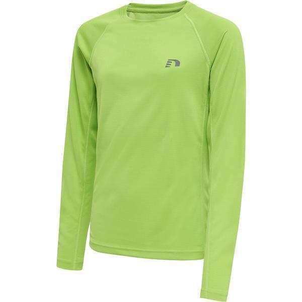 Hummel KIDS CORE RUNNING T-SHIRT L/S - GREEN FLASH - 152 von Hummel