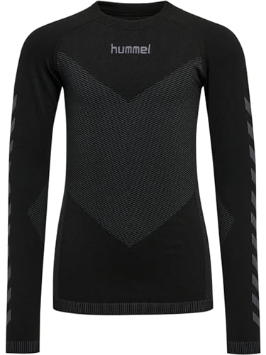 HUMMEL Uni_Kids First Seamless Jersey L/S K Trikot, Black, 16-28 HUMMEL Uni_Kids First Seamless Jersey L/S K Trikot, Black, 16-28 von hummel