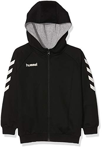 Hummel Unisex Kinder Hmlgo Kids Cotton Zip Hoodie Kapuzenpullover, Schwarz, 116 EU von hummel