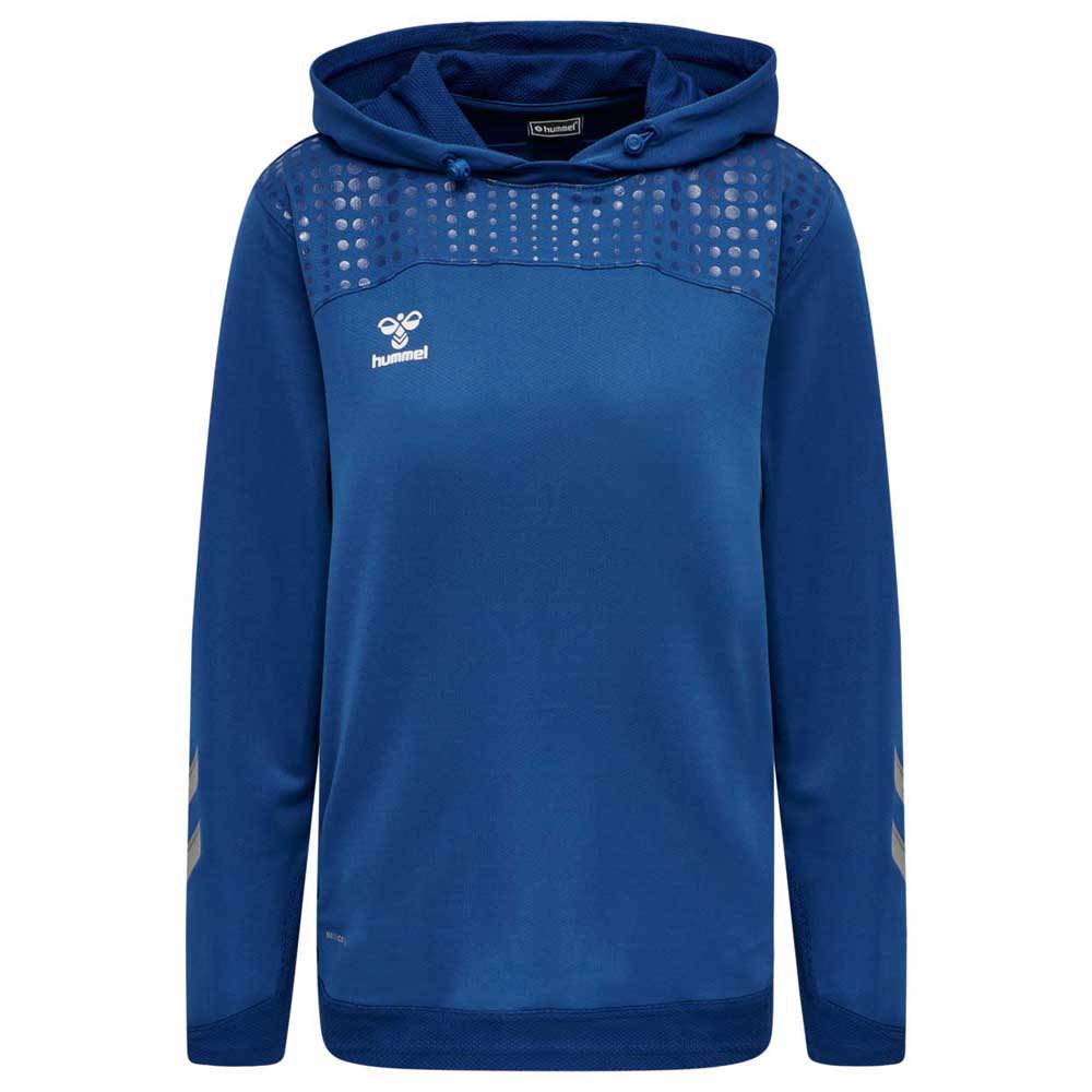 Hummel Lead Poly Hoodie Blau L Frau von Hummel