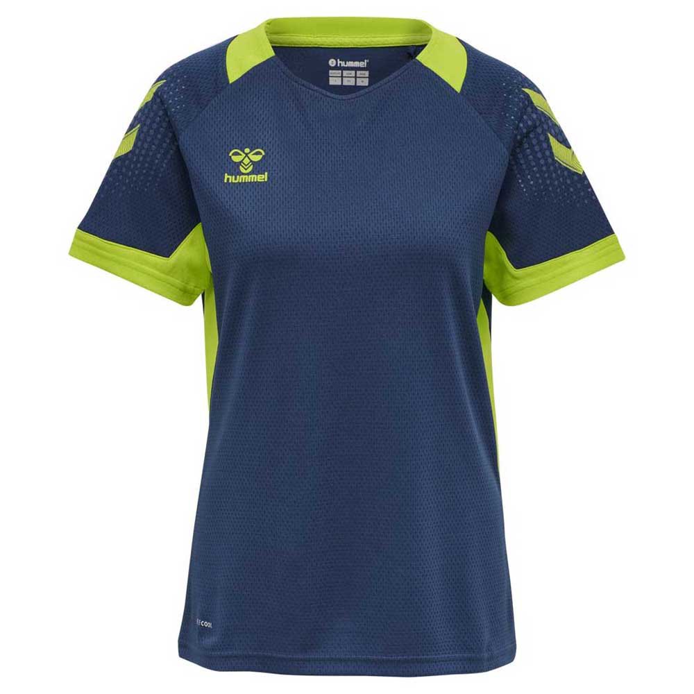 Hummel Lead Poly Short Sleeve T-shirt Blau M Frau Hummel Lead Poly Short Sleeve T-shirt Blau M Frau von Hummel