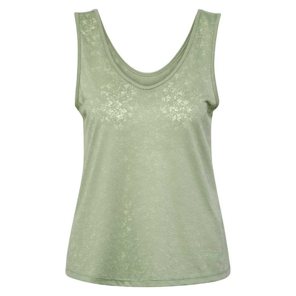 Hummel Light Burnout Sleeveless T-shirt Grün XL Frau von Hummel