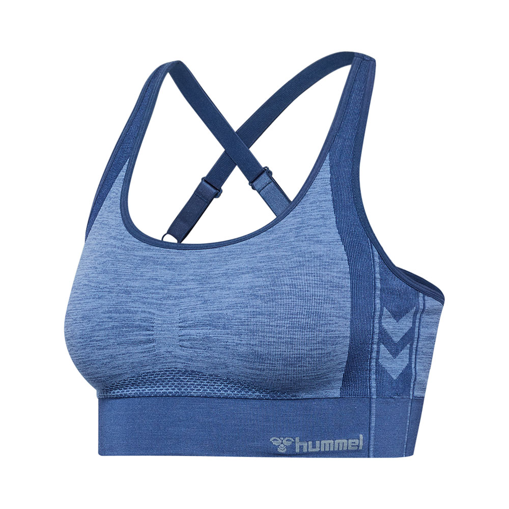 Hummel Mt Shine Seamless Sports Top Blau S Frau Hummel Mt Shine Seamless Sports Top Blau S Frau von Hummel