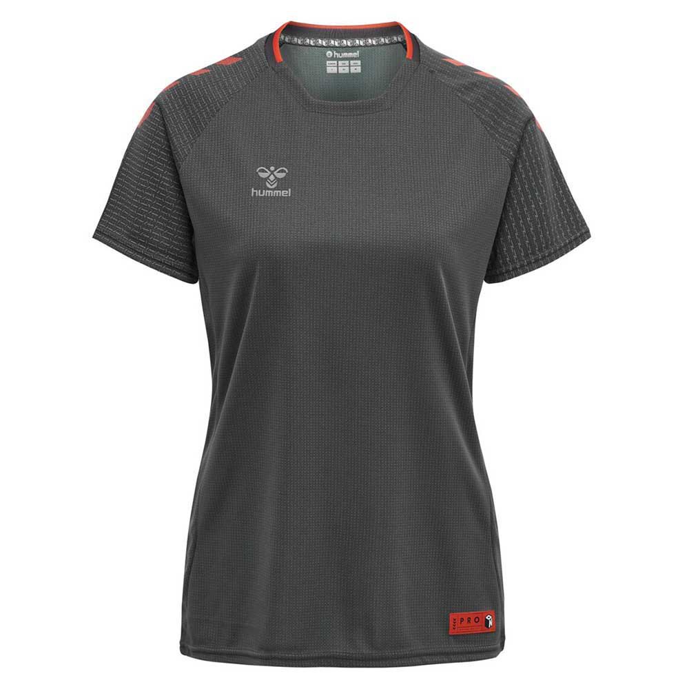 Hummel Pro Grid Training Short Sleeve T-shirt Grau XL Frau von Hummel