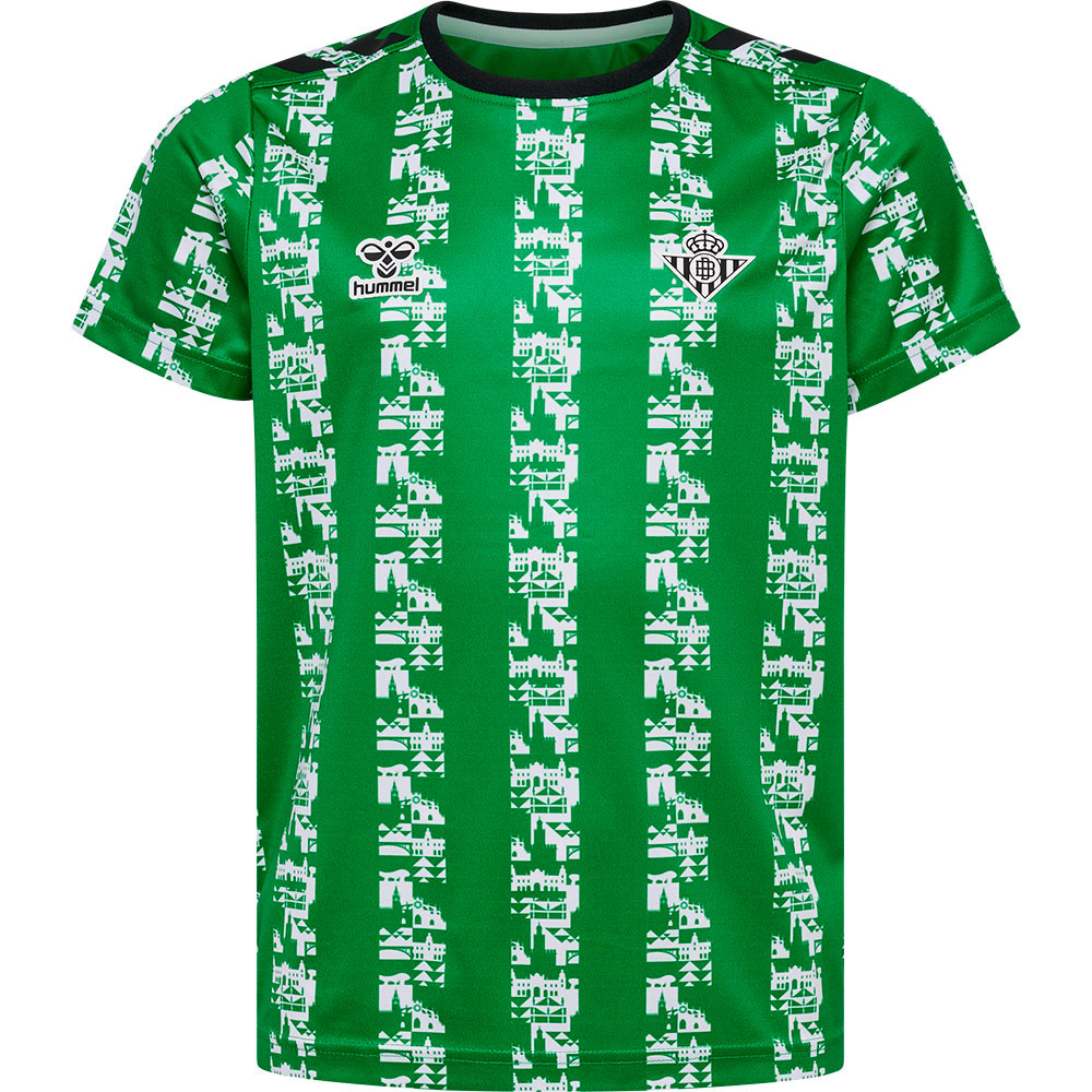 Hummel Real Betis 24/25 Junior Pre Match Short Sleeve T-shirt Grün 8 Years von Hummel