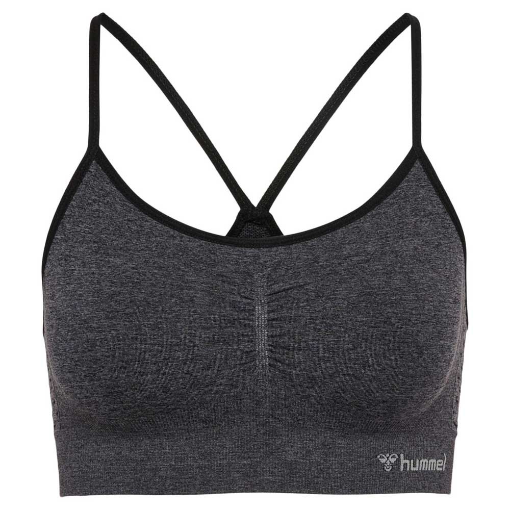 Hummel Scrunch Seamless Sports Top Schwarz L Frau von Hummel