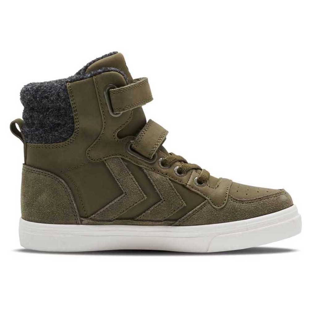 Hummel Stadil Winter High Trainers Grün EU 33 von Hummel