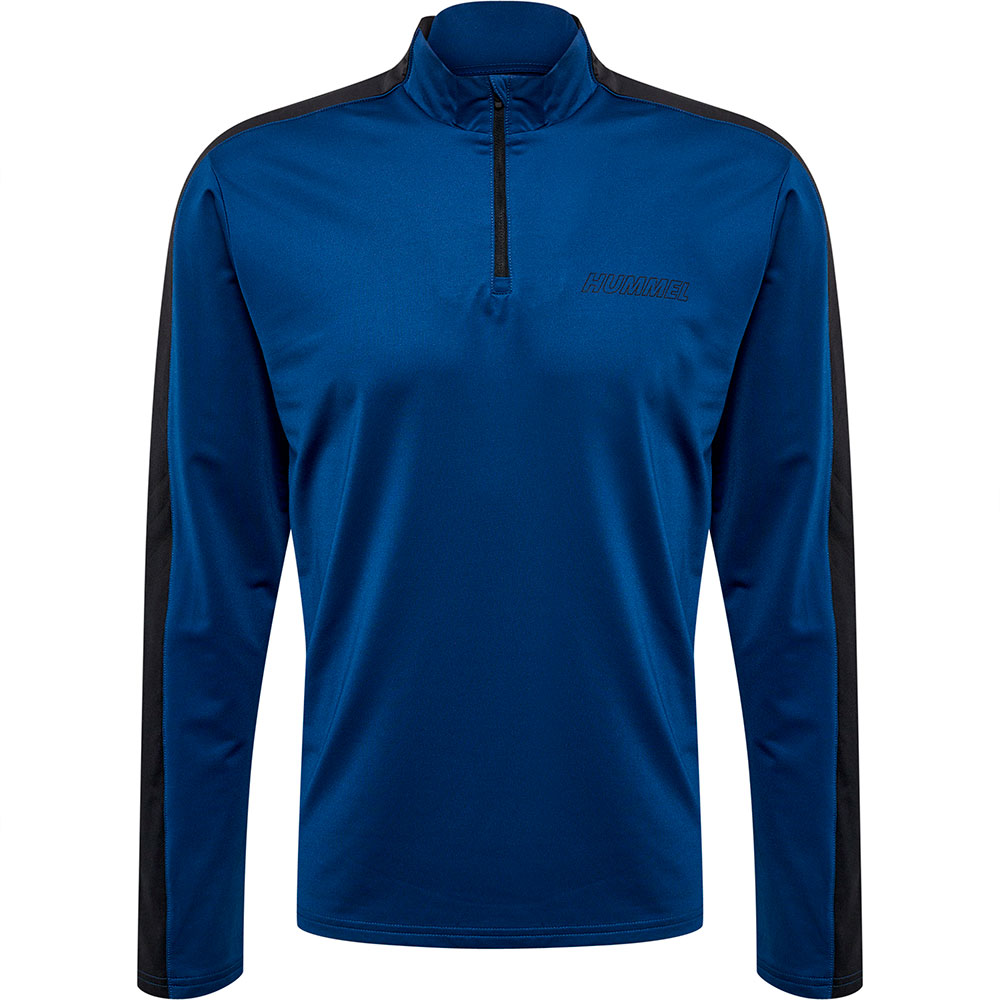 Hummel Te Strength Pl Half Zip Sweatshirt Blau L Mann von Hummel