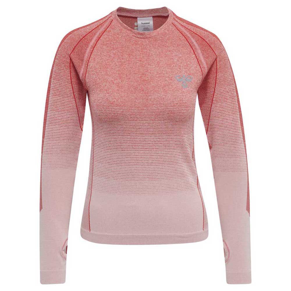 Hummel Training Seamless Long Sleeve T-shirt Rot 2XL Frau Hummel Training Seamless Long Sleeve T-shirt Rot 2XL Frau von Hummel
