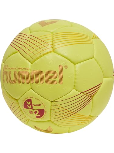 hummel 212549 Unisex-Adult Elite HB Handball, Yellow/ORANGE/RED, 2 von hummel