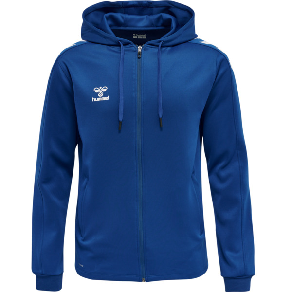 Hummel hmlCORE XK POLY ZIP HOOD SWEAT - TRUE BLUE - L Hummel hmlCORE XK POLY ZIP HOOD SWEAT - TRUE BLUE - L von Hummel