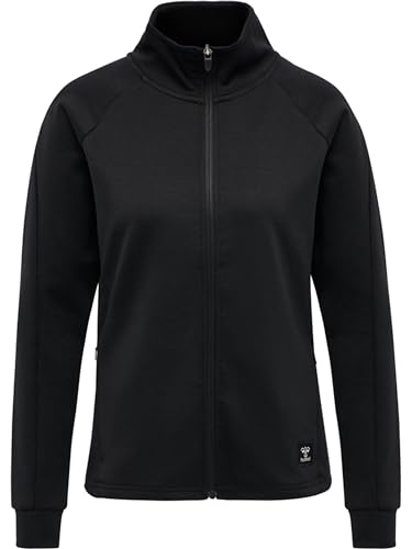 hummel Damen Hmlessi Zip Jacket , Schwarz, S von hummel