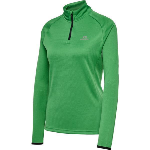 Hummel nwlPHOENIX 1/2 ZIP L/S WOMAN - MEDIUM GREEN - L von Hummel