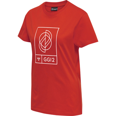 hmlGG12 T-SHIRT S/S WOMAN - CHERRY TOMATO - XS hmlGG12 T-SHIRT S/S WOMAN - CHERRY TOMATO - XS von Hummel
