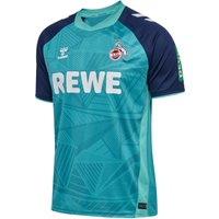 hummel 1. FC Köln Ausweichtrikot 2024/25 7851 - pagoda blue M von Hummel