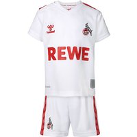 hummel 1. FC Köln Heim Minikit 2023/24 Kinder 9402 - white/true red 92 von Hummel