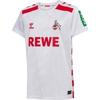 hummel 1. FC Köln Heimtrikot 2024/25 Kinder 9402 - white/true red 128 von Hummel