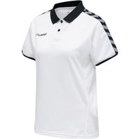 hummel Authentic Funktions-Poloshirt Damen white XL von Hummel