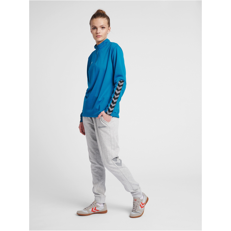 hummel Authentic 1/2-Zip Sweatshirt Damen celestial L von Hummel