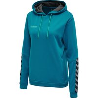 hummel Authentic Polyester Hoodie Damen celestial L von Hummel