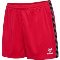 hummel Authentic Polyester Shorts Damen 3062 - true red L von Hummel