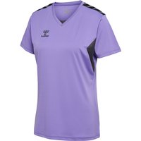 hummel Authentic Polyester Trikot Damen 3766 - dahlia purple/asphalt XXL von Hummel