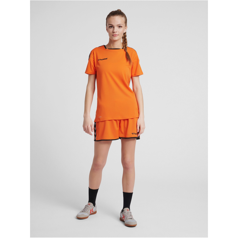 hummel Authentic Polyester kurzarm Trikot Damen tangerine XS von Hummel